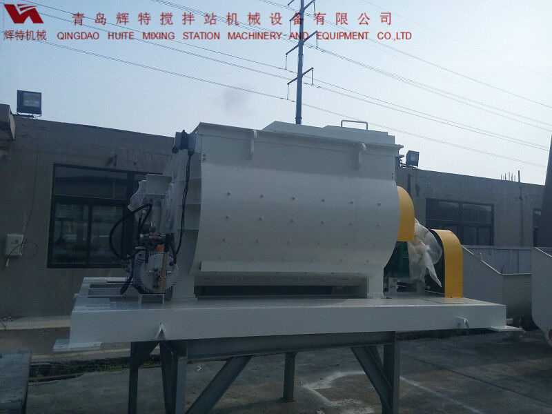 JS750攪拌臂采用偏心式設(shè)計(jì)，延長(zhǎng)使用壽命，青島輝特機(jī)械