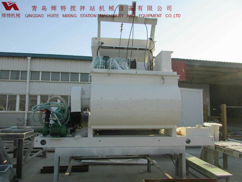 JS750攪拌臂采用偏心式設(shè)計(jì)，延長(zhǎng)使用壽命，青島輝特機(jī)械