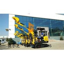 農(nóng)林果園挖掘機價格，小型挖坑機使用，小型履帶挖掘機