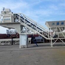 移動式攪拌站是大型工程項(xiàng)目施工的得力幫手