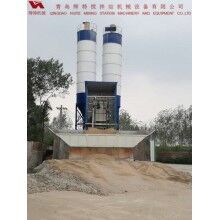 輝特混凝土攪拌站HZS50攪拌性能強(qiáng)，攪拌均勻、迅速，生產(chǎn)效率高