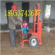 不開玩笑！自走式四輪鏈條打夯機(jī) 柴油夯錘機(jī)