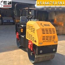 造型新穎！座駕式1噸壓路機(jī) 全液壓雙鋼輪振動壓路機(jī) 小型壓路機(jī)