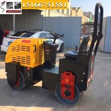 內(nèi)外兼修！1噸雙鋼輪振動壓路機(jī) 全液壓柴油壓路機(jī) 振動小碾子