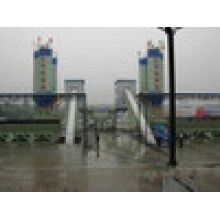 雙主機連體混凝土攪拌站2HZS90/億立建機